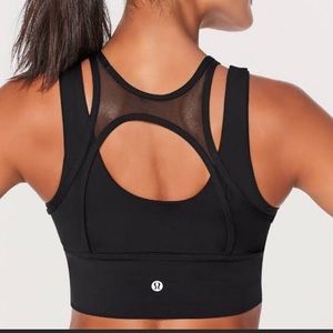 Lululemon mesh high neck bra 10